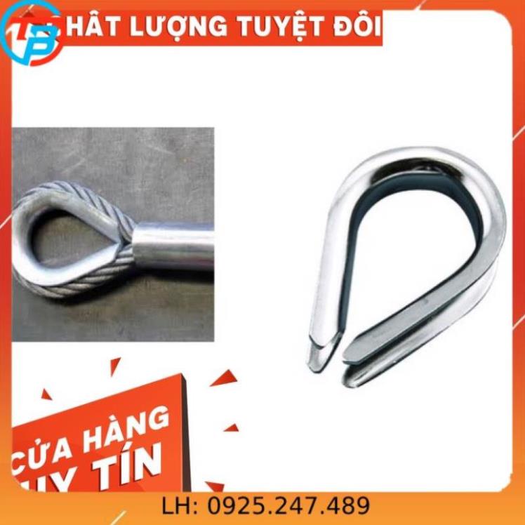 [GIÁ SỈ] Khuyên Lót Cáp INOX 304 ( Bẹn Cáp ) [SIÊU RẺ] - Cáp Thép Thái ...