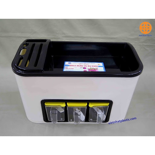 Kệ đựng gia vị đa năng AMIZIN Kệ đựng gia vị nhà bếp Việt Nhật chính hãng 5758