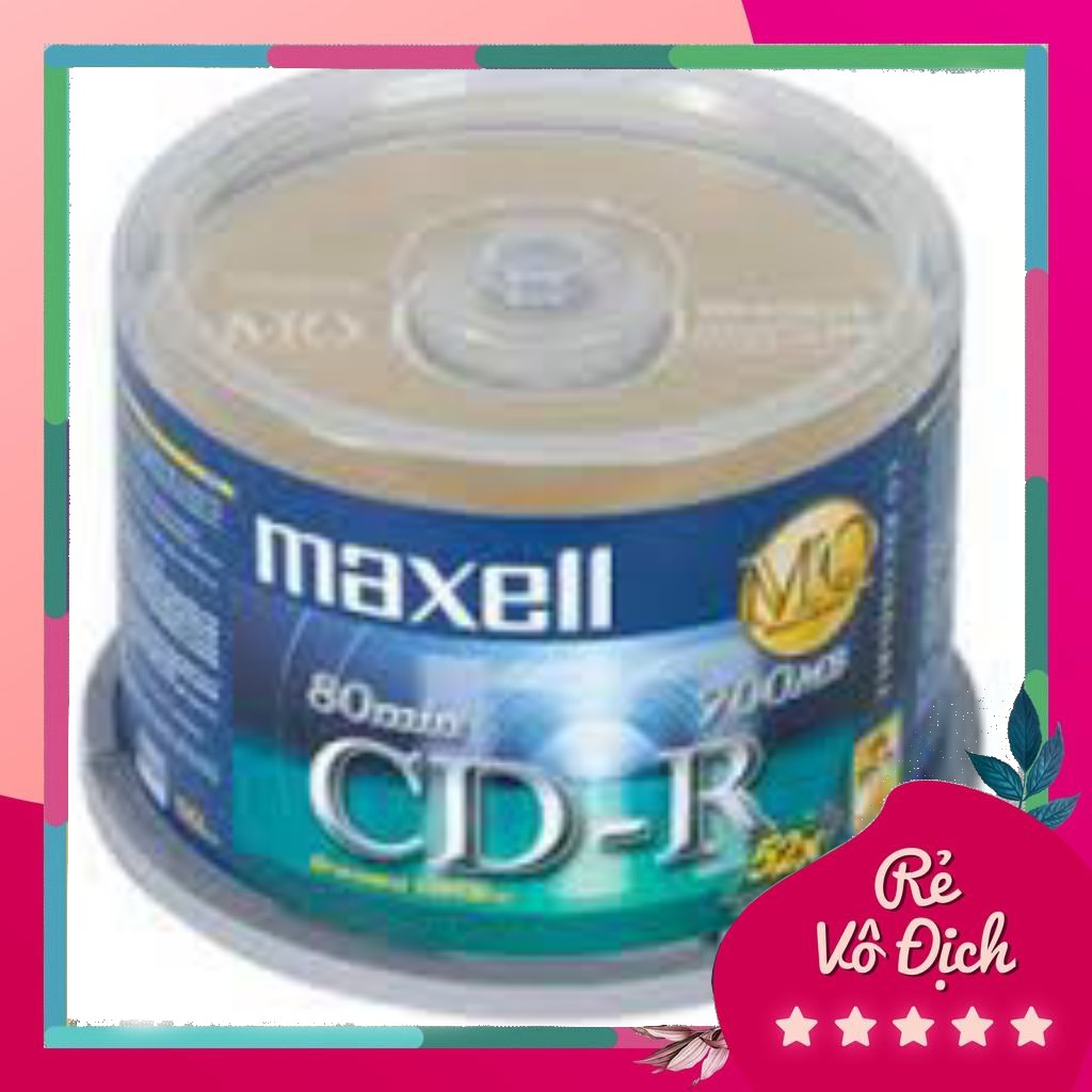ĐĨA TRẮNG CD MAXCELL FULL BOX HỘP 50C | Shopee Việt Nam