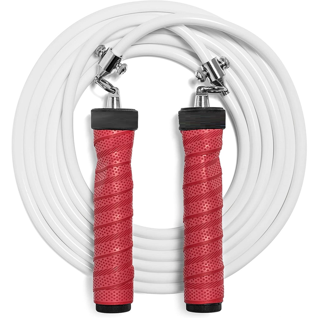 Ảnh Dây nhảy thể lực TS90, với 2 sợi 8mm, 6mm - SPORTY - có thể điều chỉnh độ dài, dây PCV chống xoắn 3