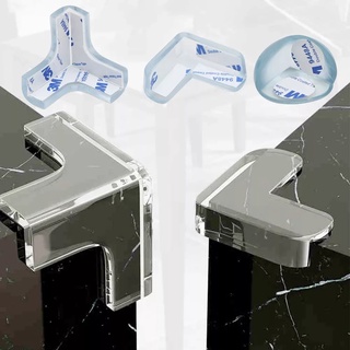 1 Miếng Bọc Cạnh Bàn Bằng Silicon Mềm Trong Suốt Chống Va Chạm Bảo Vệ An Toàn Cho Bé