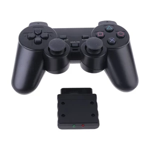 Niki Tay cầm chơi Game Vibrator 2 4GHz USB Bộ điều khiển trò chơi Tay cầm cần điều khiển có đầu thu cho 2 người