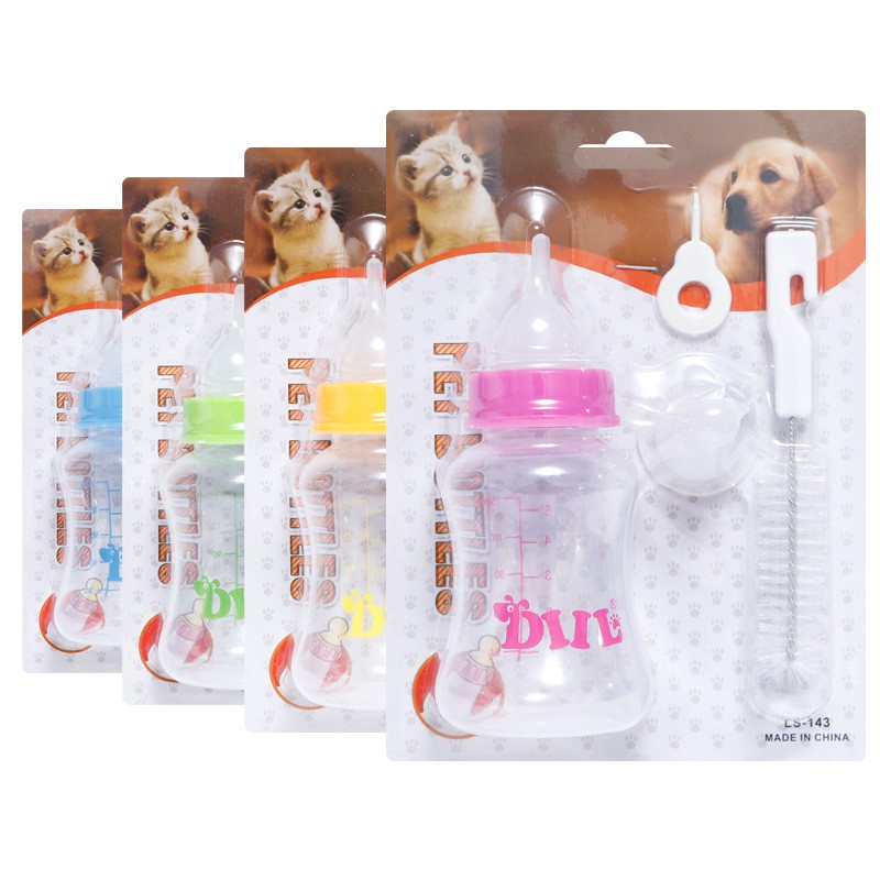 Bình ti sữa cho chó mèo con loại 60ml/100ml/150ml - jpetshop