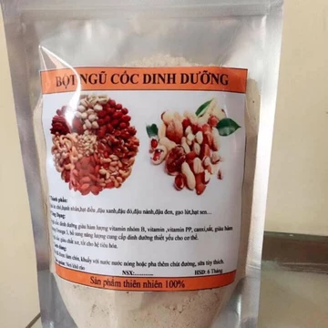 Ngũ cốc dinh dưỡng với 18 loại hạt 1 kg bột thơm ngon, tăng cân, dinh dưỡng