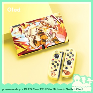 OLED Phụ Kiện Case Ốp TPU Dẻo Cho Máy Game Nintendo Switch OLED Anime Manga Zelda Kirby