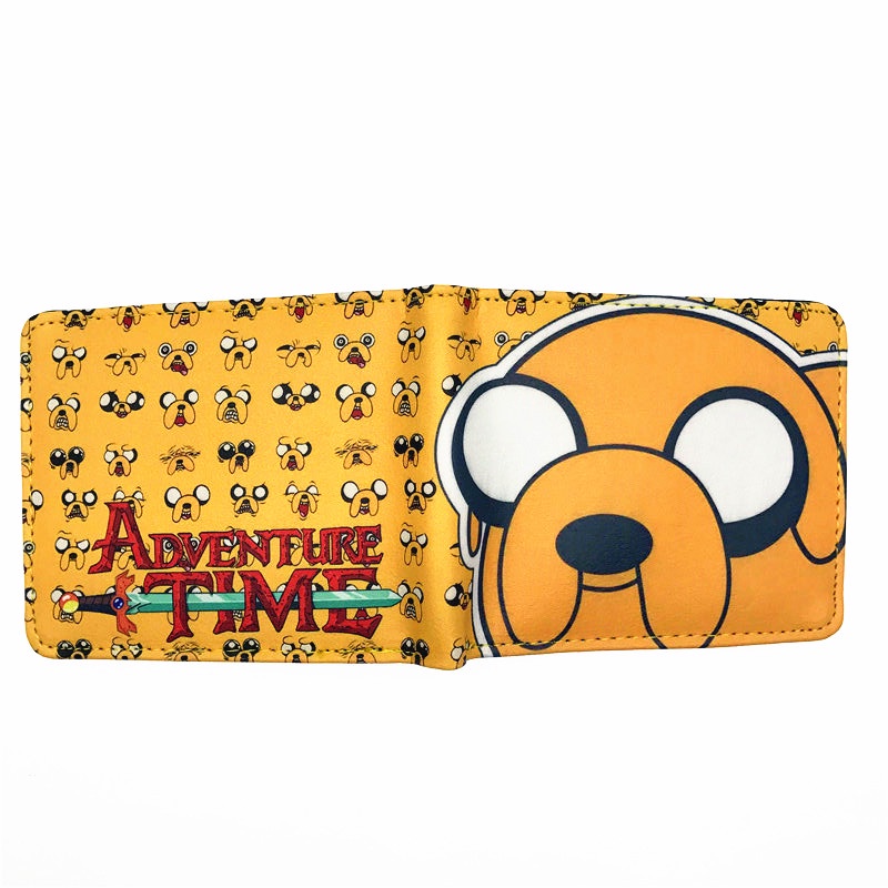 Ví Ngắn Đựng Tiền Xu In Hoạt Hình Adventure Time Dễ Thương