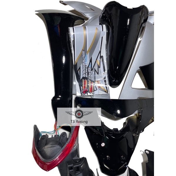 Dàn áo wave s100 màu đen - tặng team 3 lớp