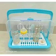 khay úp bình sữa có nắp đậy nhựa Việt Nhật an toàn cho bé