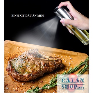 Bình xịt dầu ăn 100ml phun sương cho nồi chiên không dầu chai thủy tinh cao cấp, dùng cho đồ nướng, salad GD548-XitDau