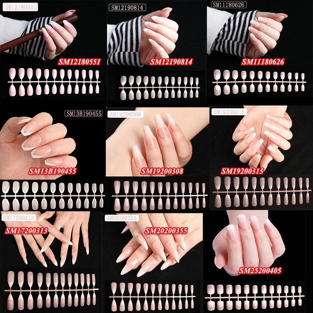 FAVORITEGOODS Dụng Cụ Làm Móng Tay Lưỡi Liềm Họa Tiết Mặt Trăng Làm Đẹp Quan Tài Móng Tay Giả