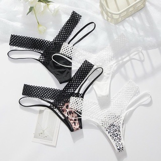 Quần Lót Nữ Kiểu Dáng Lọt Khe Đúc Su Da Báo 2 Dây Hông Phối Dây Đan SExy 1203