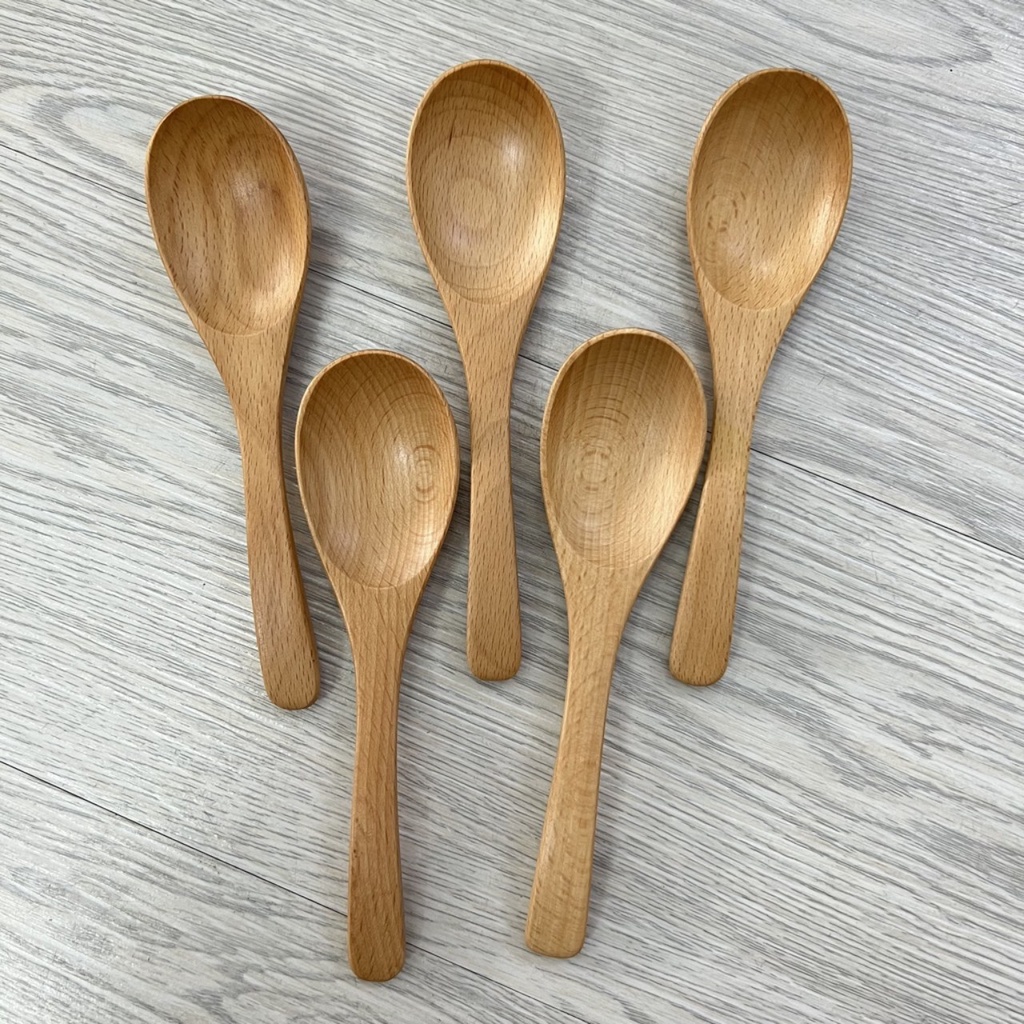 Muỗng Gỗ  16 * 4cm - Muỗng Múc Canh / Trà / Cà Phê Bằng Dành Cho Nhà Bếp