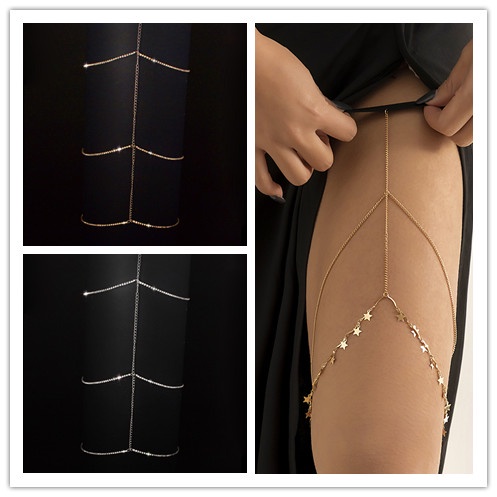 Chuỗi dây đeo đùi khi mặc bikini gợi cảm dễ thương cho bạn gái
