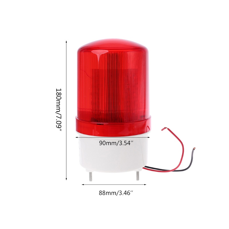 Đèn Led Báo Động Khẩn Cấp 220v / 12v / 24v Có Chuông Báo Động