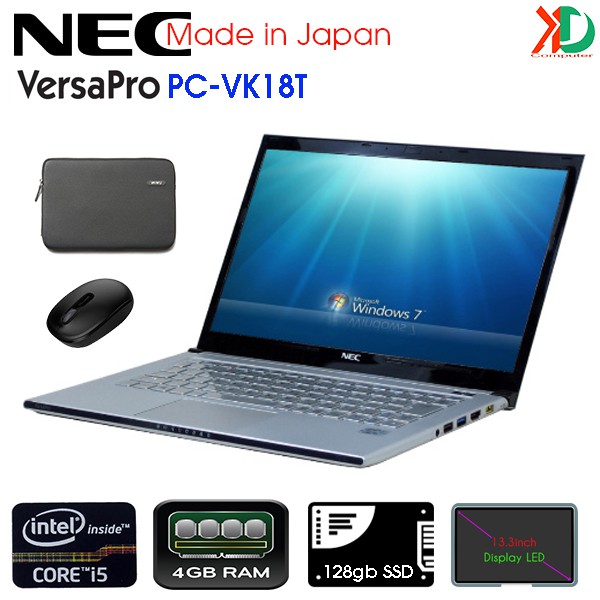 Laptop NEC VersaPro PC-VK18 Core i5-3337U, 4gb Ram,128gb SSD 13.3 ...
