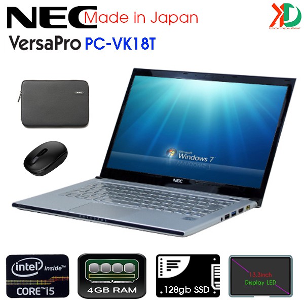 Laptop NEC VersaPro PC-VK18 Core i5-3337U, 4gb Ram,128gb SSD 13.3inch HD,  vỏ magie siêu bền | Shopee Việt Nam