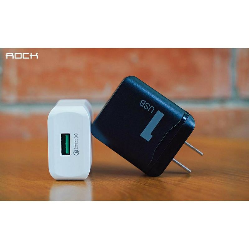 Củ sạc nhanh ROCK T12 Single QC3.0 18W QC01 - Chính hãng | Shopee Việt Nam