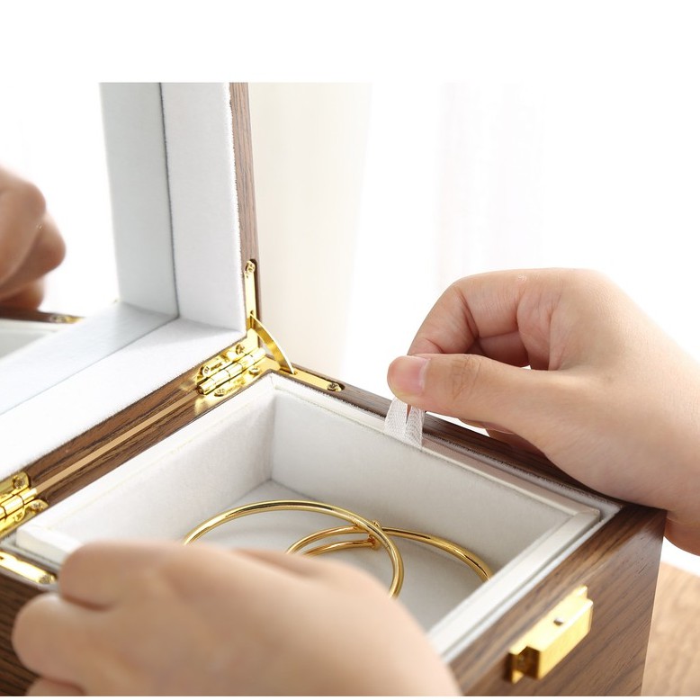 Hộp đựng trang sức Casegrace từ gỗ cỡ lớn chất lượng cao