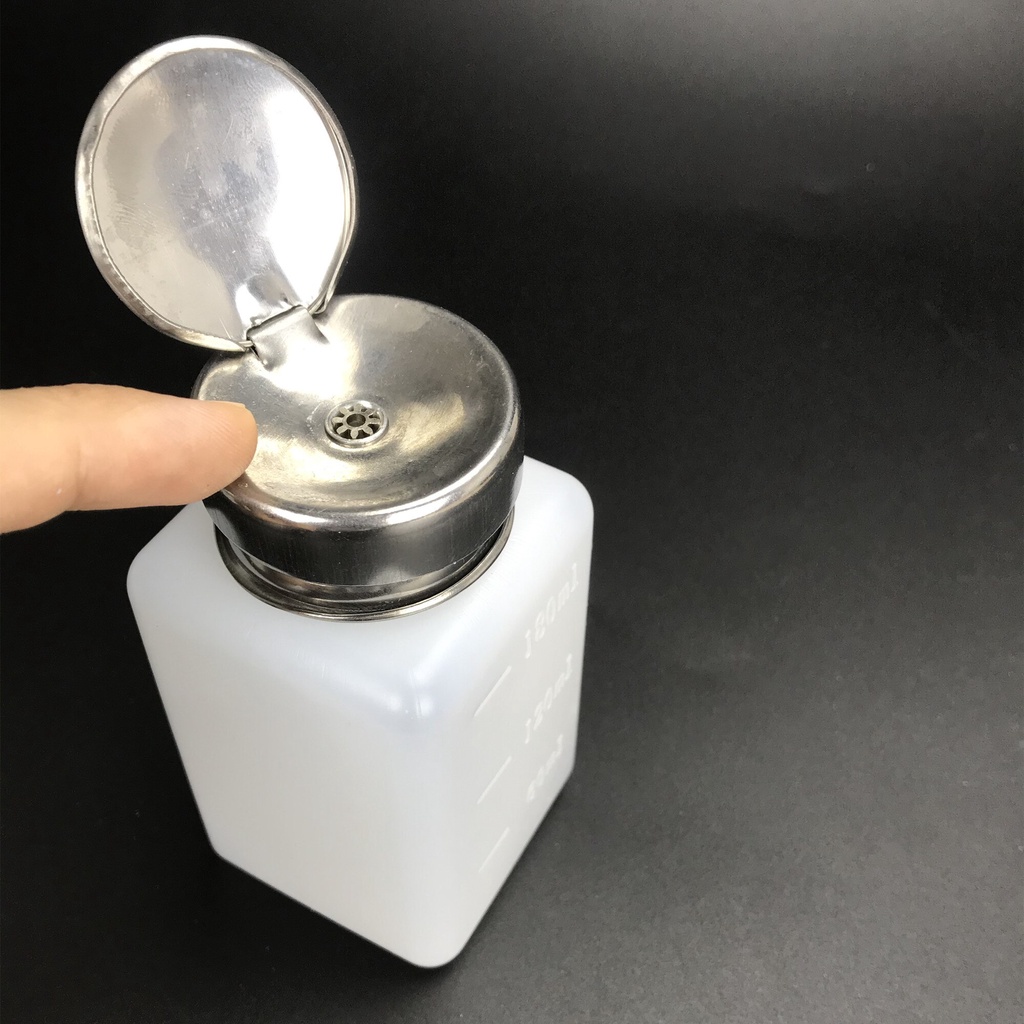 250ML / 180ML / 120ML Nhựa Máy Bơm Chai Rượu Lỏng Hộp Đựng Để Vệ Sinh Bảng Điều Khiển Điện Thoại Di Động Công Cụ Sửa Chữa