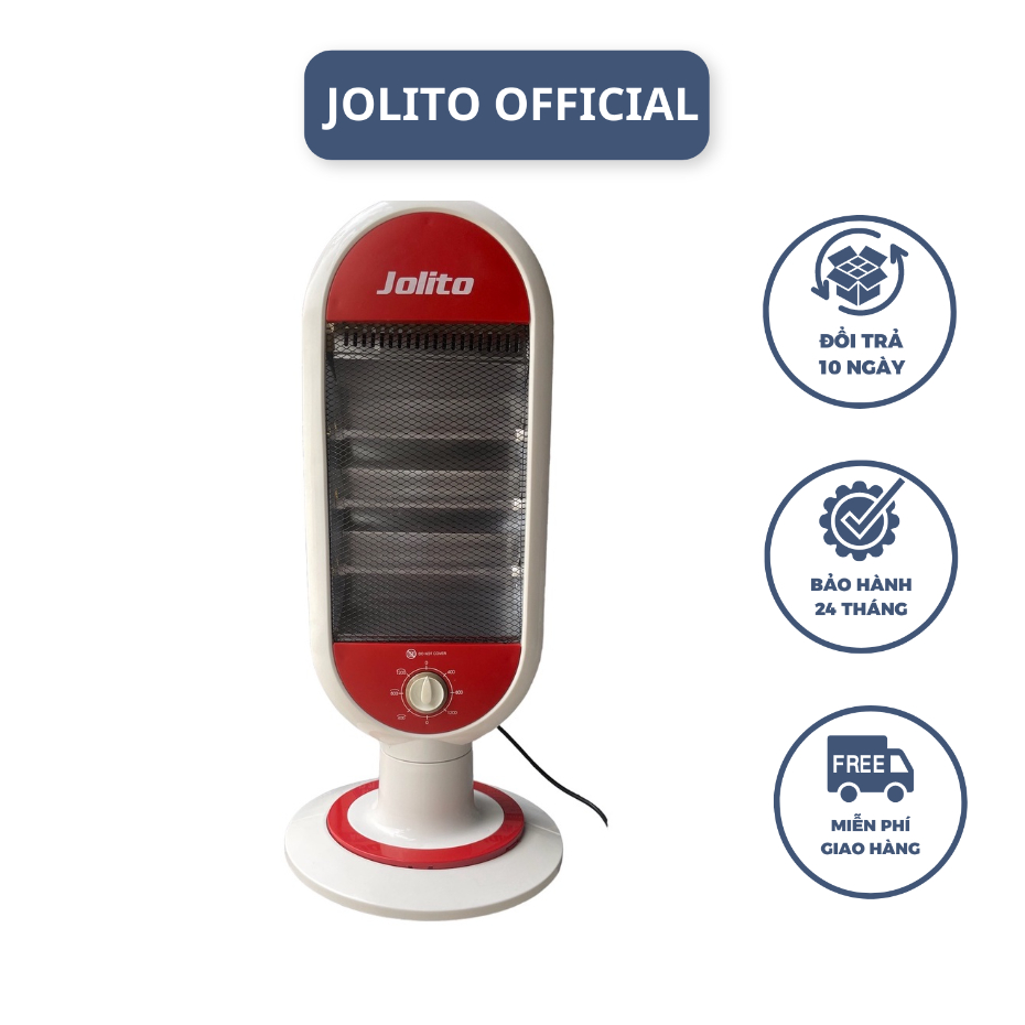 Quạt sưởi/ Đèn sưởi Jolito QS-J01 có 3 chế độ, tỏa nhiệt nhanh, an toàn với trẻ nhỏ, tiết kiệm điện - Bảo hành 12 tháng