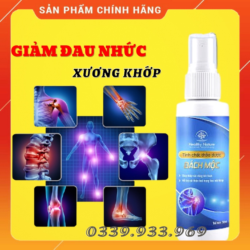 Xịt Xoa Bóp Xương Khớp Bách Mộc Giảm Đau Nhức Xương Khớp Im Nature