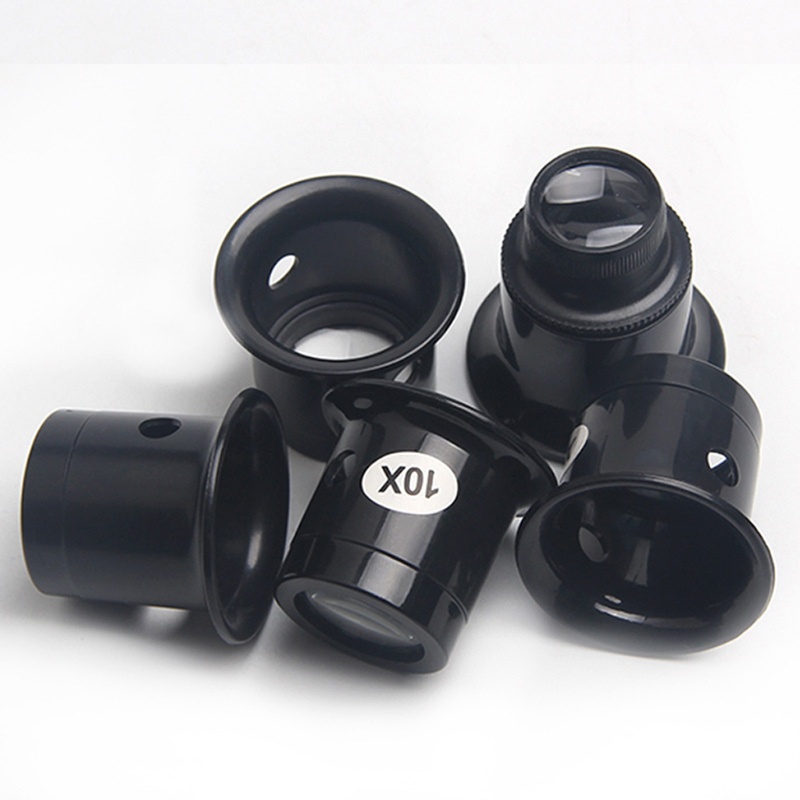 Boom Jewelers Eye Loupe Loop Kính lúp một mắt Kính lúp cho thợ đồng hồ Sửa chữa Kính lúp mắt Dụng cụ thủy tinh 5 loại
