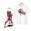 Anime Áo Thun EVA Evangelion Unsiex Top Cosplay Tay Ngắn Dáng Rộng Thời Trang Áo Thun Plus Kích Thước