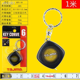 Thước Đo☾Tajima Thước Dây Mini 1.2m 3m Có Móc Khóa Kiểu Nhật Bản Dễ Thương Hàng tồn kho