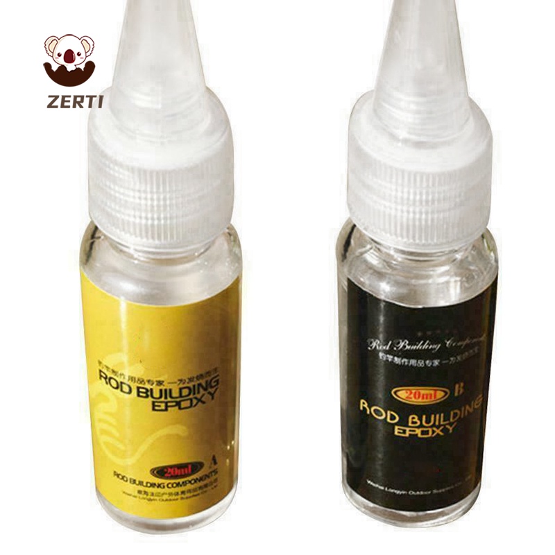 Bộ 2 Phụ Kiện Keo Dán Cần Câu Cá Bằng Epoxy AB Trong Suốt