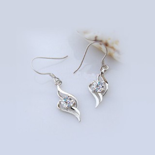 Bông tai alice thời trang trắng/tím - BH524