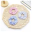 Dây buộc tóc scrunchies bản to lớn màu pastel trắng đen trơn cao cấp iLita set cột tóc dễ thương sang trọng