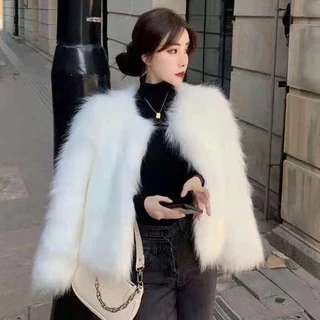 Áo lông sang chảnh (CAO CẤP HÀNG LOẠI 1 sẵn)❤️lông dài mềm mịn chất đẹp