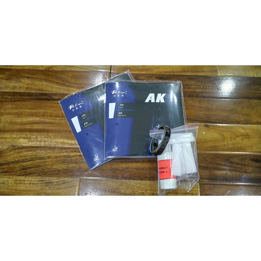 COMBO 2 MẶT Vơtj bóng bàn PALIO AK47 XANH (BLUE) TẶNG KÈM KEO SỮA DÁN MẶT VỢT  ENERGY LONG 3 VÀ VIỀN VỢT STIGA