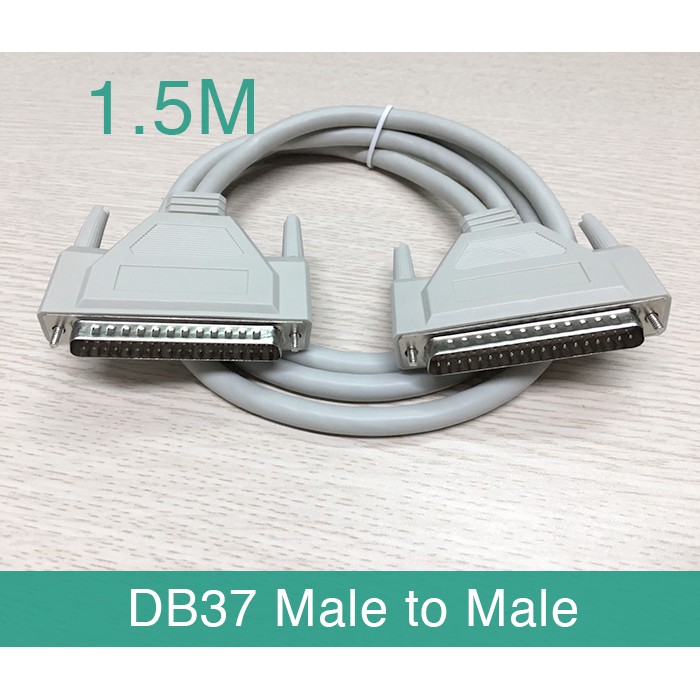 Cáp COM DB37 đực sang DB37 đực dài 1.5M. Dùng điều khiển lập trình máy ...