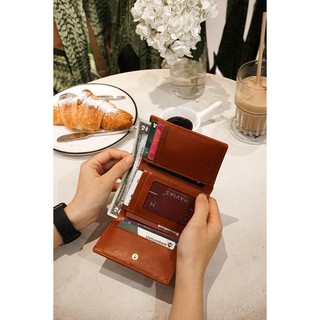 HEART3 & HARMONY HAVIAS cặp đôi ví kết hợp ăn ý da bò Vachetta Premium