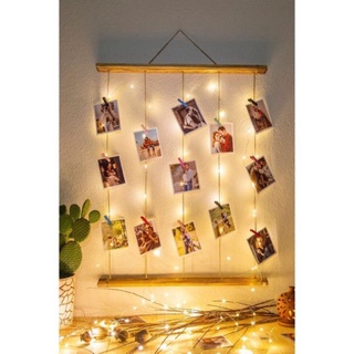 Khung treo ảnh sinh nhật ảnh cưới, giá để treo ảnh decor trang trí quán cafe phòng ngủ