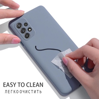 Ốp Điện Thoại Silicon Mềm Màu Trơn Chống Sốc Cho samsung galaxy a73 a53 a33 a13 a72 a32 a22 a31 a52 a52s a51 a71 a42 5g