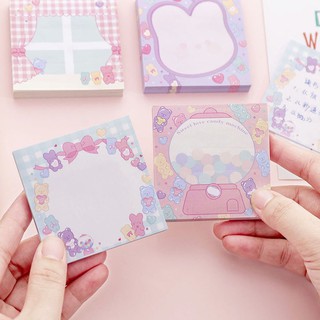 3 Note Ghi Chú Gấu Bông Dễ Thương 80 Tờ - Giá Sỉ Rẻ Nhất - Thỏ Hồng VPP