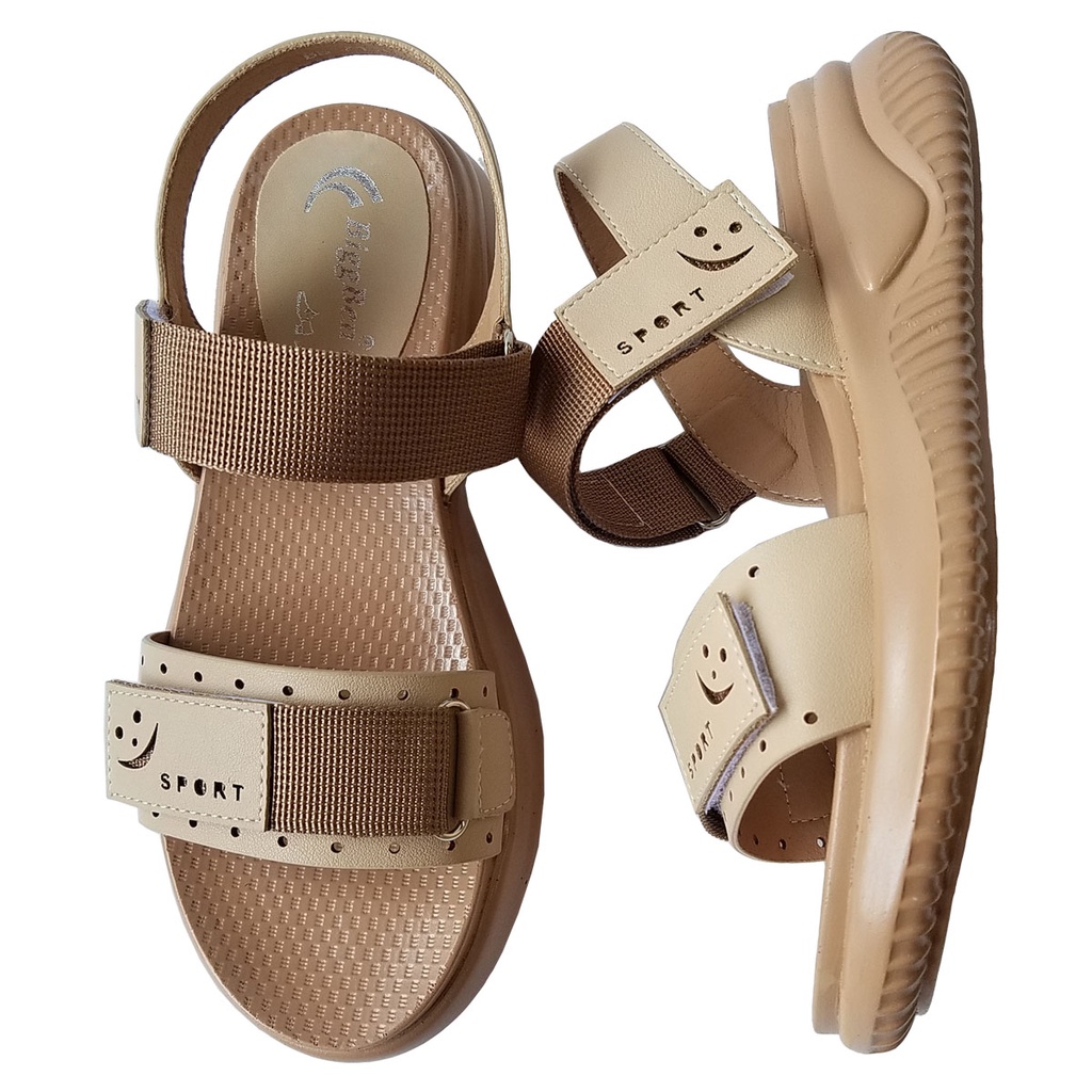 Giày sandal nữ cao cấp BIGGBEN cao 4,5cm HKD522
