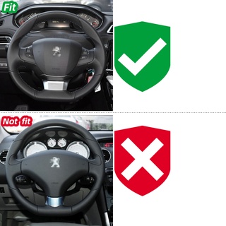 Dành Cho Xe Đạp Peugeot 308 2014 ~ 2021 II III T7 T9 308 SW Bọc Vô Lăng Ô Tô Sợi Carbon + Da PU