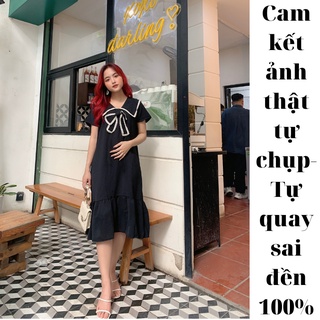 Váy bigsize-Đầm bầu thiết kế chất cát hàn siêu mát Q0002