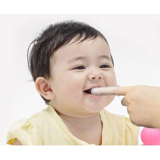 SET 2 Bàn chải rơ lưỡi xỏ ngón IBYEOL Friends JuJu lông bàn chải mềm (chính hãng Hàn Quốc)