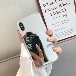 Apple Iphone 11 12 13 14 15 16 e 17 Pro MAX AIR 6 6s 8 7 Plus 12 X XS Max XR SE 2020 Ốp Điện Thoại Gương Silicon Mềm Ốp lưng