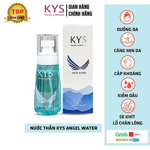 Xịt khoáng Angel Water KYS 5 in 1 Nước T.HẦN cấp khoáng dưỡng ẩm cấp nước và kiềm dầu cho da sáng mịn 100ml