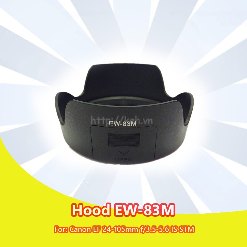 Pare-soleil Canon EW-83M (compatible) - Pour Objectif EF 24-105mm F/3.5-5.6 IS STM