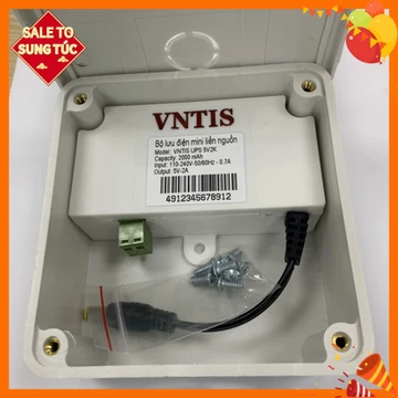 [GIÁ SỐC SHOPEE] Bộ lưu điện mini liền nguồn VNTIS 5v-2A |bộ lưu điện|bộ lưu điện camera|bộ lưu điện ups|bo luu dien