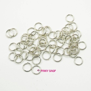 Khoen tròn nhỏ 4,7,8 mm màu bạc, đồng, vàng làm móc khóa, phụ kiện làm vòng tay handmade Pinky Shop