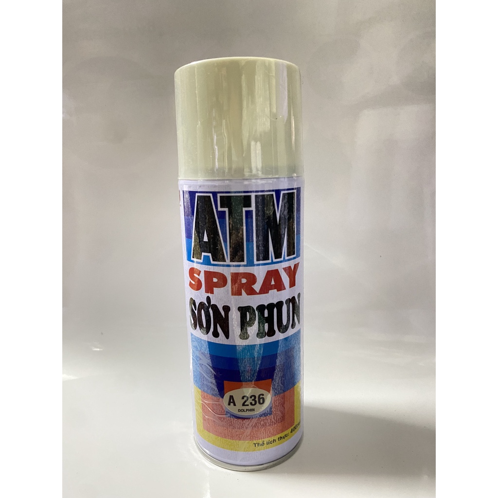 (VTĐL)Sơn phun ATM SPRAY màu trắng bền đẹp