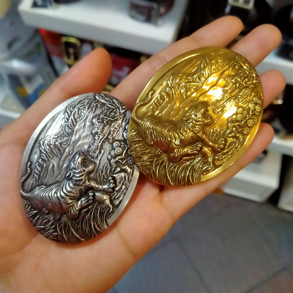 Mặt Khóa Thắt Lưng GOAT M960 Màu vàng- bạc