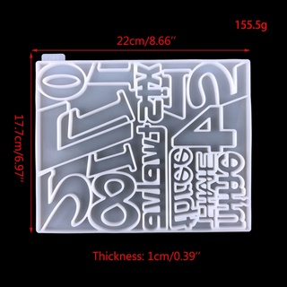 Đồng Hồ Số sáng tạo với khuôn UV Epoxy Resin và Silicon Crystal cho đồng hồ treo tường
